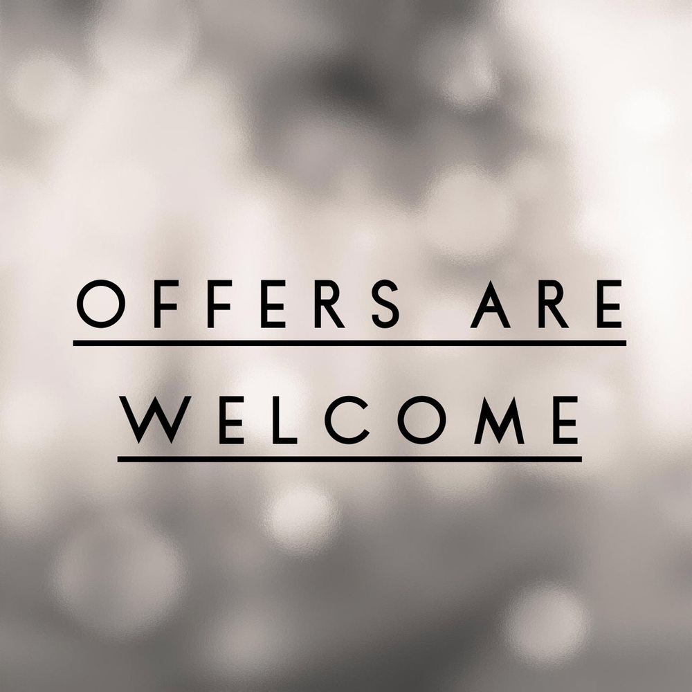 Offers are welcome